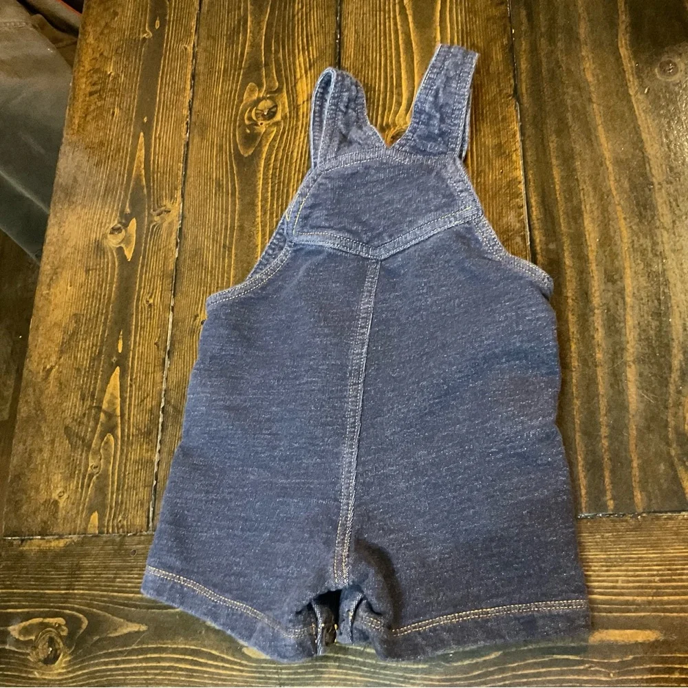 Carter's Blue Jumpsuit with Bib and Straps